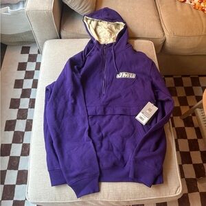 JMU Purple Men's Hoodie Sweater